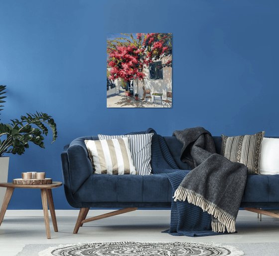 "Blooming yard of Greece"