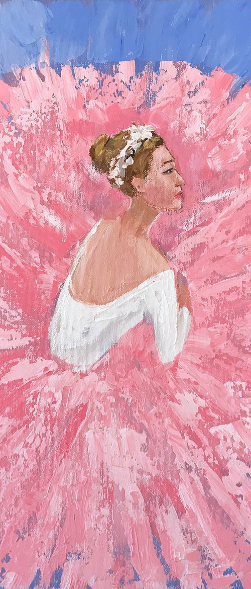 Ballerina in Pink Tutu by Irina Redine