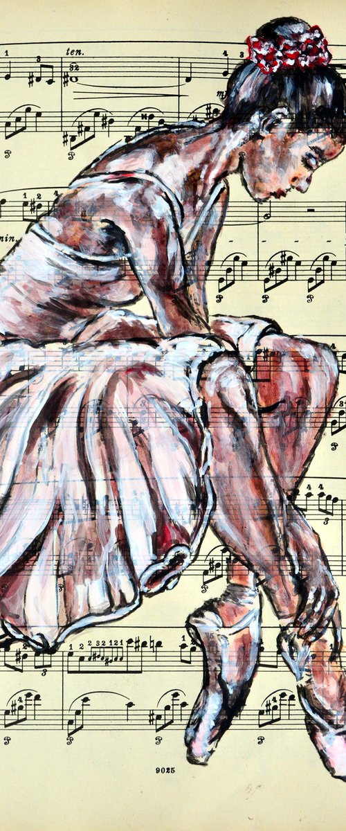 Ballerina XXII - Music Page by Misty Lady - M. Nierobisz