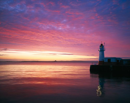 Mounts Bay lightshow by Baxter Bradford