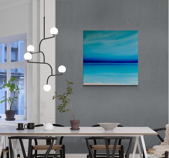 Summer - ocean, waves, skyline