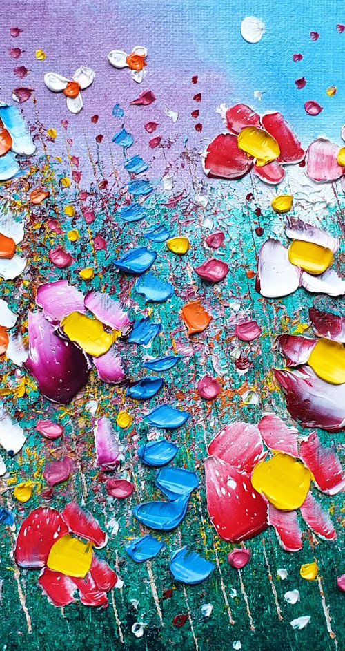 "Wild Meadow Flowers in Love" by Phil Broad