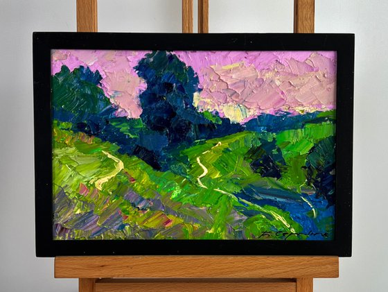A Walk through the Evening Meadows