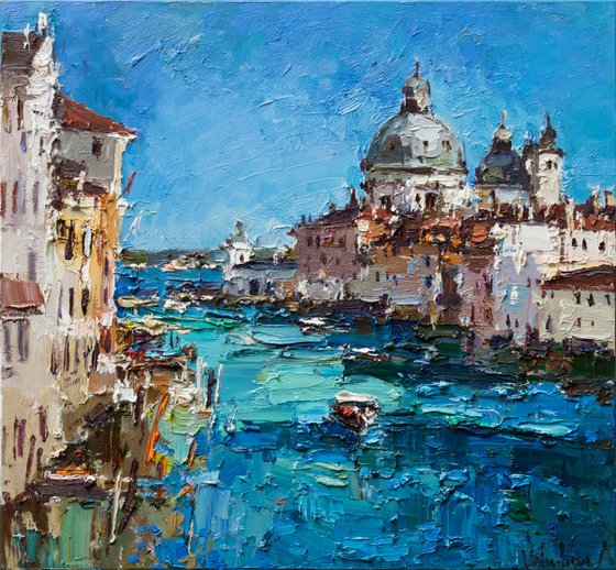 Venice Italy - Original Oil Painting