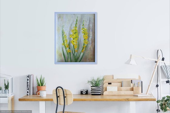 Yellow Gladioli