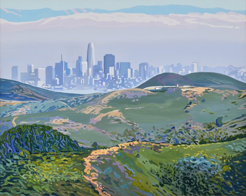 View of San Francisco from Mount Tamalpais by Alex Nizovsky