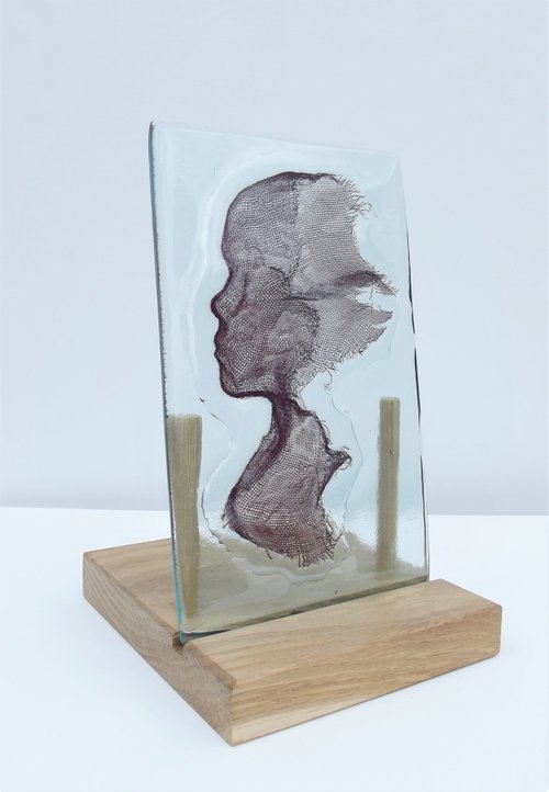 Glass and Copper Silhouette by Edward Cartwright
