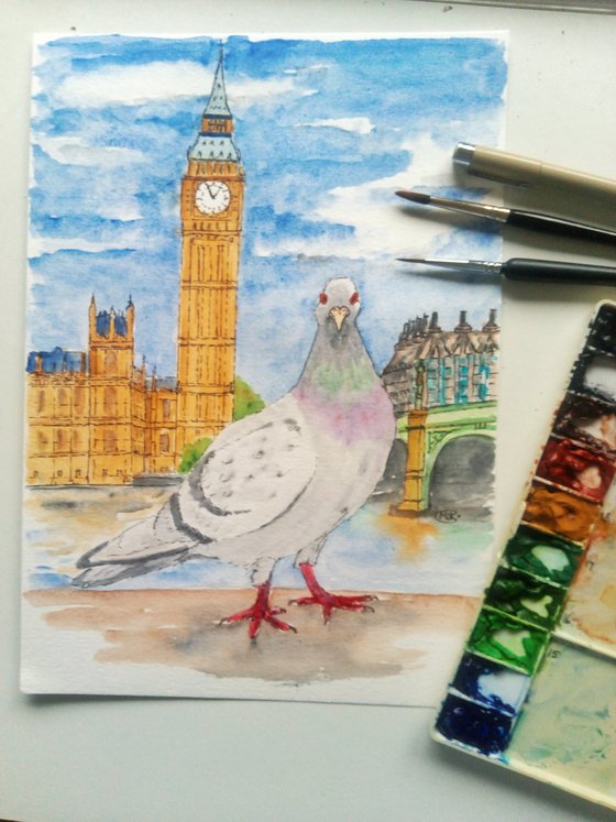 Pigeon Visiting London