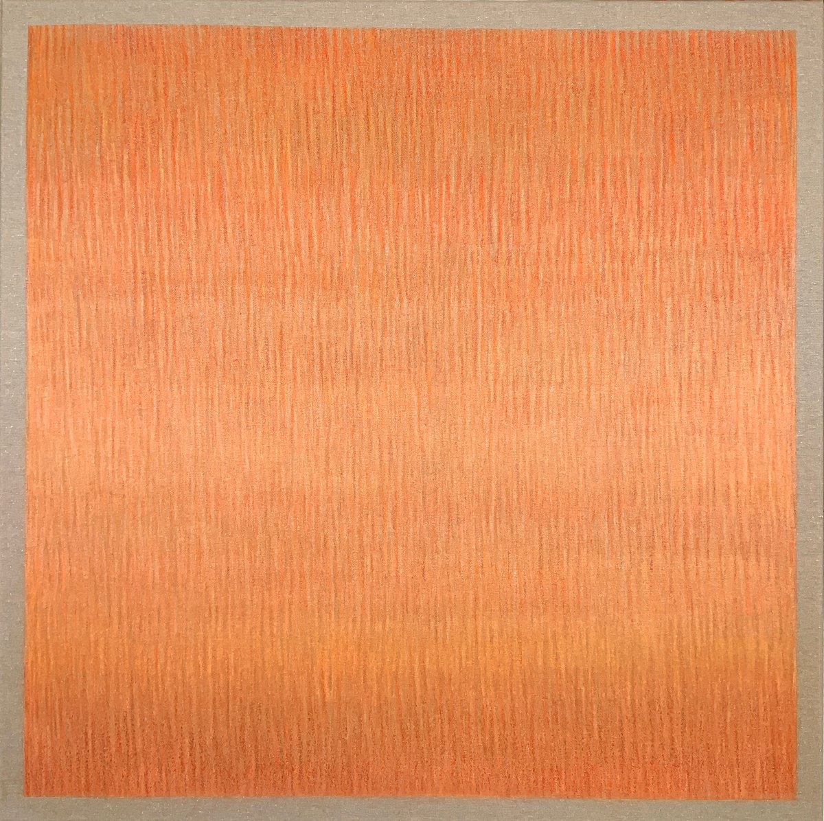 Abstract Acrylic Painting By Malgorzata Krakowiak, 28 X 28", Sublimat N*151, Original Artwork