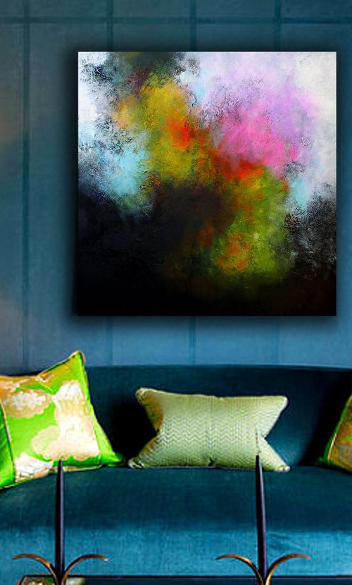 Abstract painting / Unique painting by artist Alex Senchenko / Episode 48 by Alex Senchenko