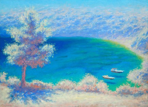 "Lagoon", 50x70 cm by Vitalii Konoval