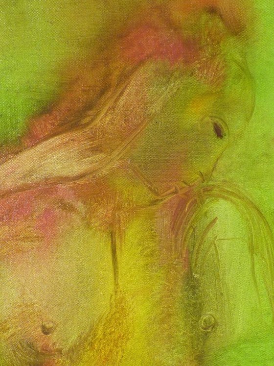 Surrealistic Nude, oil on canvas 73x54 cm