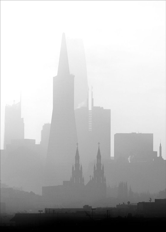 Morning Mist -San Francisco Skyline