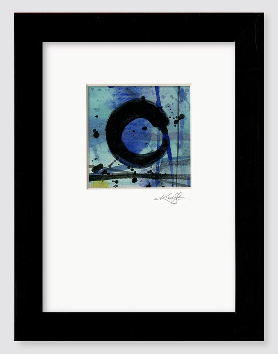 Enso Of Zen Collection 3 - 3 Abstract Zen Circle paintings by Kathy Morton Stanion