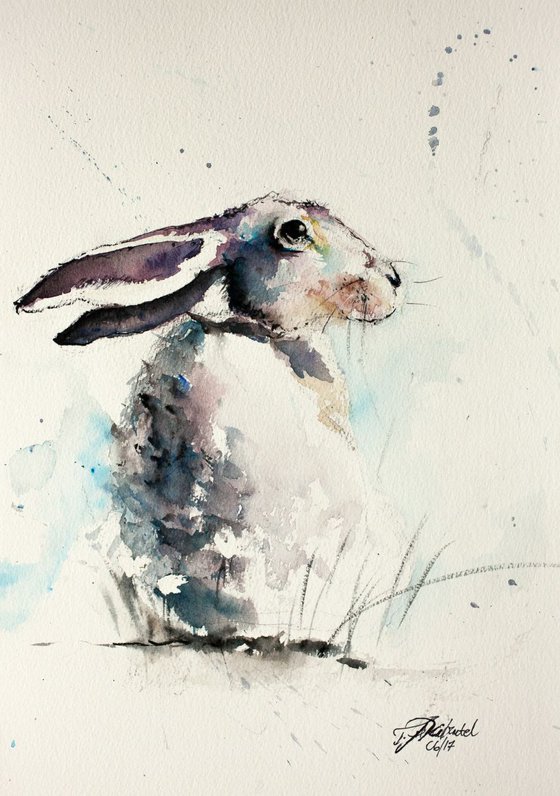 Frightened Hare