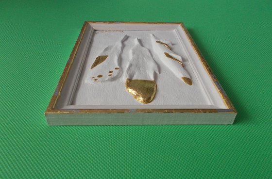 "Elegant feathers", set of 2