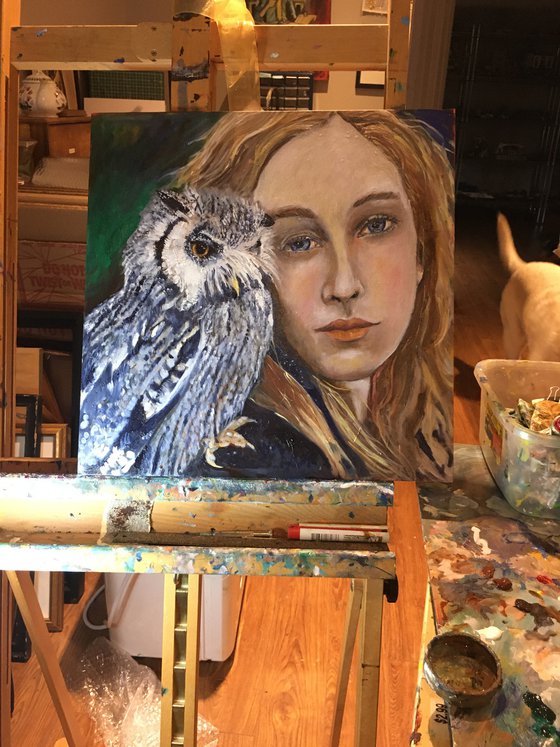 Minerva and her Owl