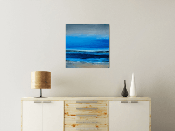 Abstract Blue Seascape