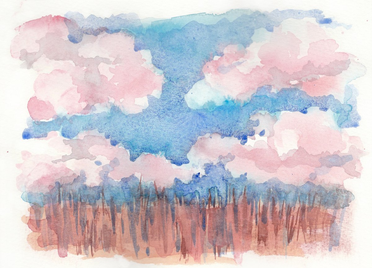Pink Clouds by Tatiana Alekseeva