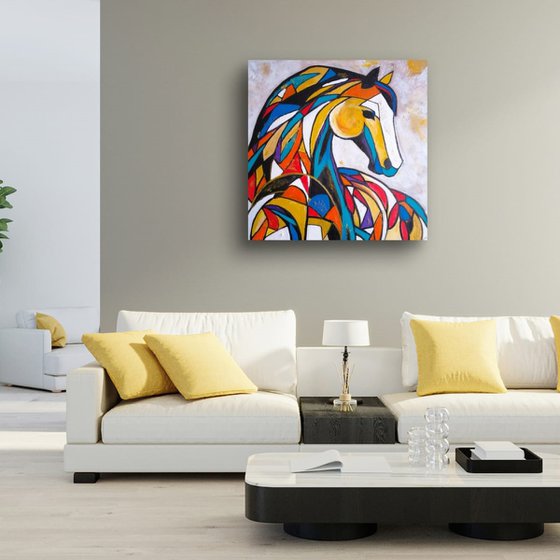 Mosaic Mustang