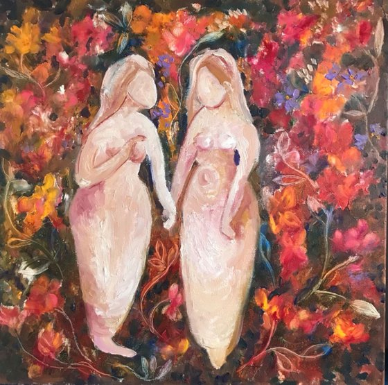 Sisters in the Garden