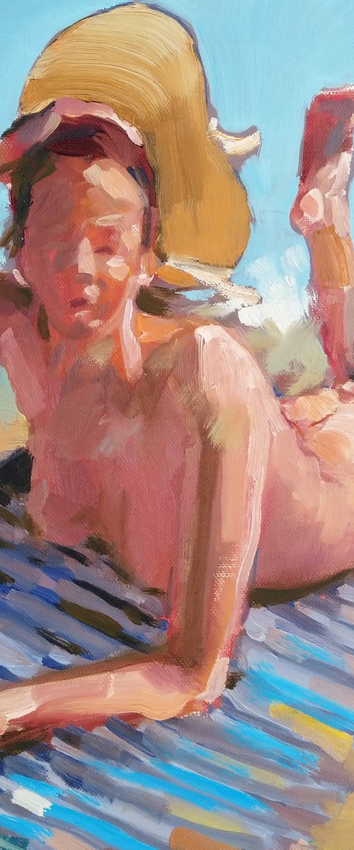 Nude study by Sebastian Beianu