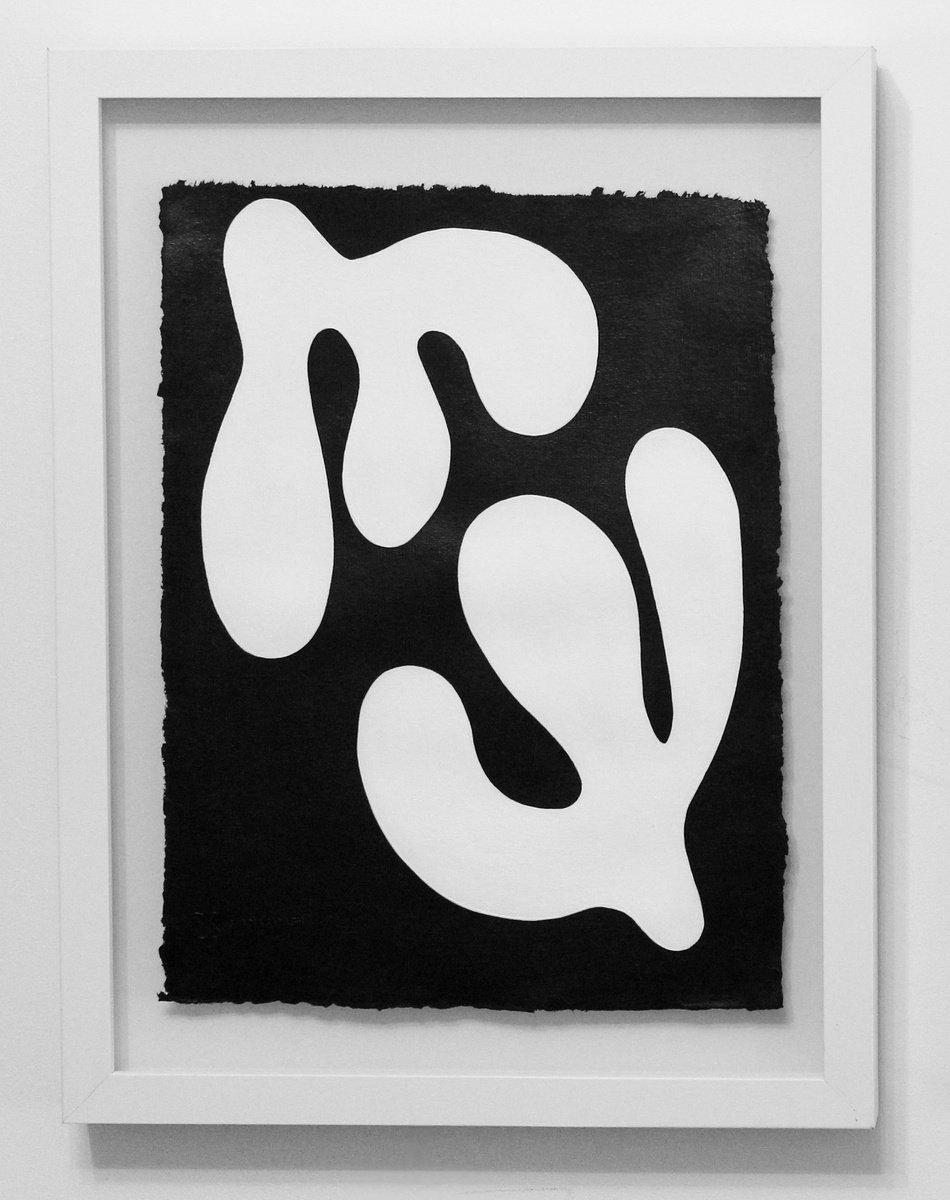 Abstract Acrylic Painting By Shadia Sabagh, 12 X 16", Duality I, Original Artwork