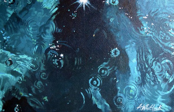 Star Gazer - Swimming Painting