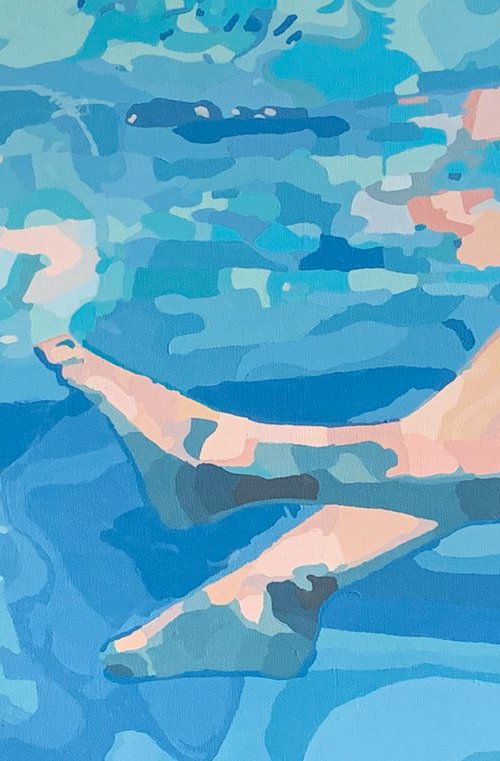 La nageuse / The Swimmer by Lynda Gagnon