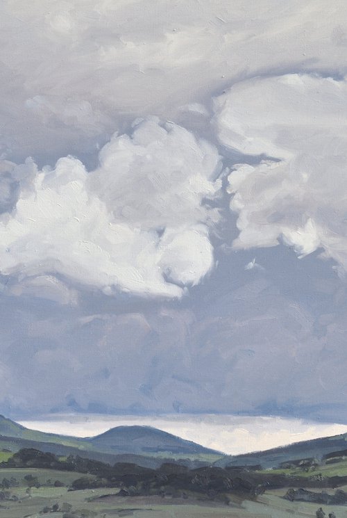 June 6, clouds over the mount Jalore by ANNE BAUDEQUIN