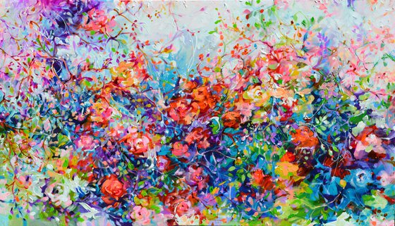 Roses Scattered by the Breeze