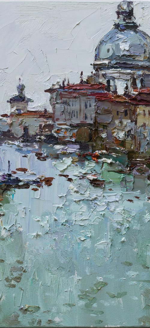 Venice Italy - Original Oil Painting by Anastasiia Valiulina