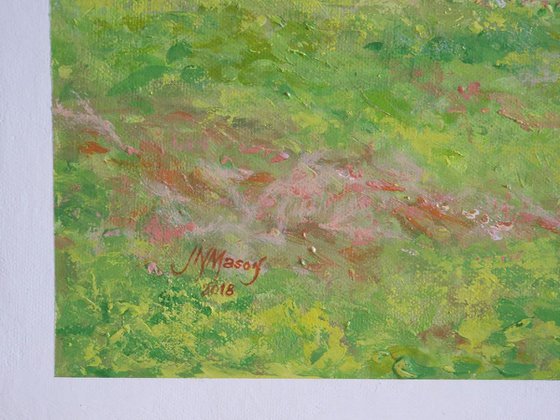 Monet Tribute Haystacks late summer