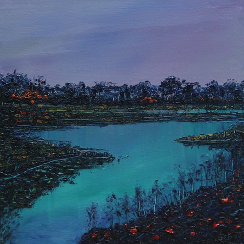 Swampy Rivulet by Serguei Borodouline