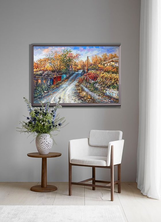 A Beautiful Evening in Malishka Village