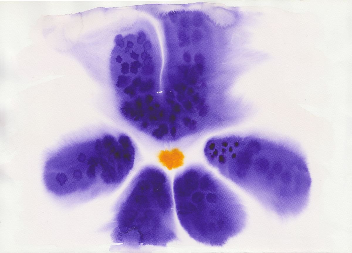 Purple Orchid by Veselina Marinova