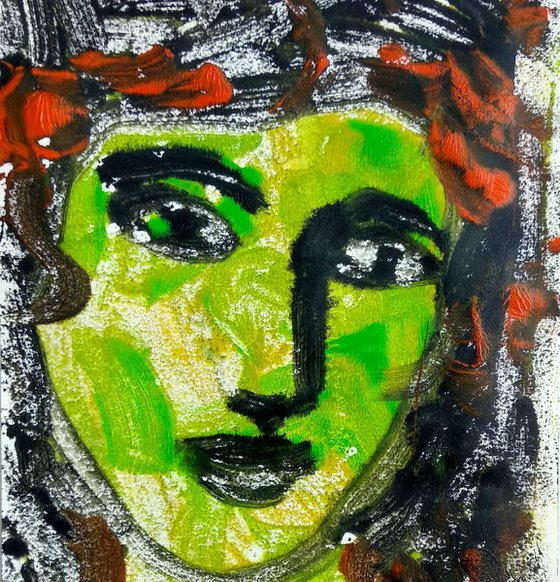 Portrait of a woman- The Face VII  -