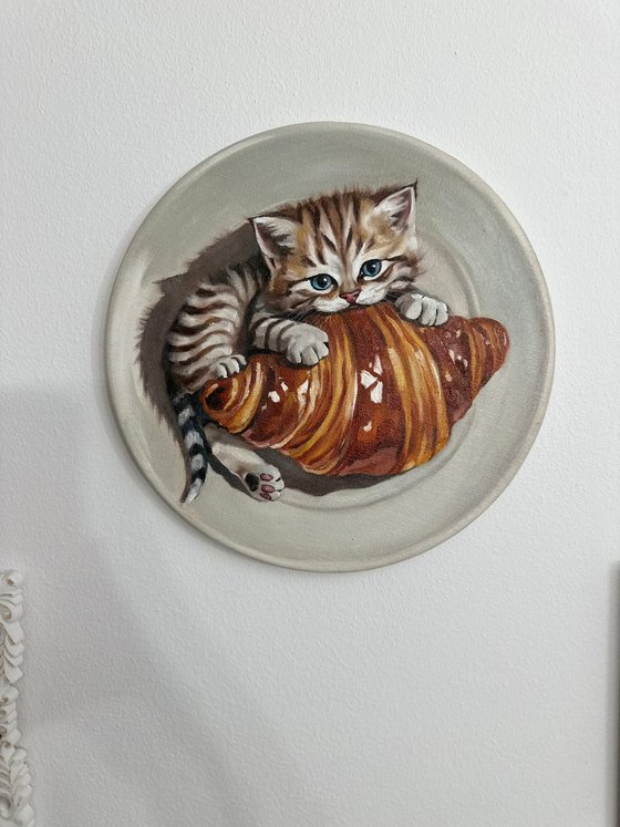 On a Croissant Plate