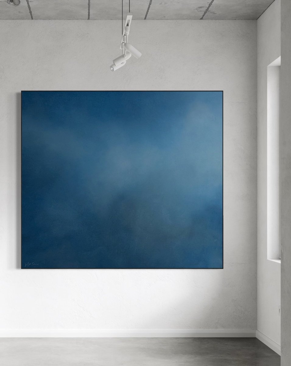  Liquid Calm By Gabriela Azar Schreiner, 63 X 55, Artwork For Sale On Artfinder