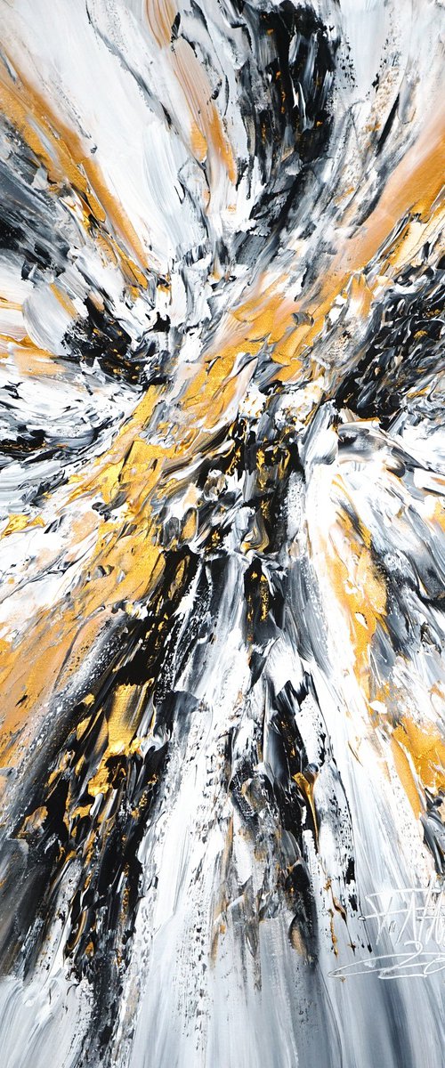 Elegance Anthracite Gold A 1 by Peter Nottrott