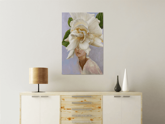 Portrait and gardenia
