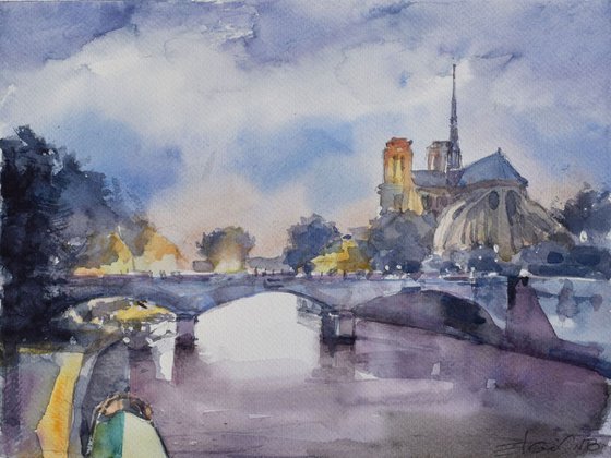 View of Notre-Dame,Paris