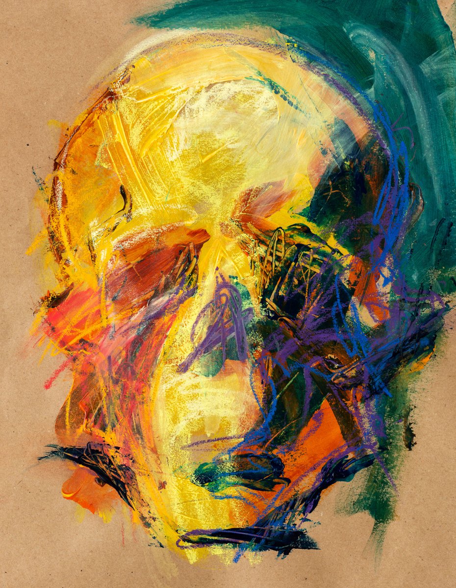 Skull & Colors 2 by Lyubov Biryukova