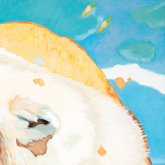 POLAR BEAR | ORIGINAL PAINTING, OIL ON CANVAS