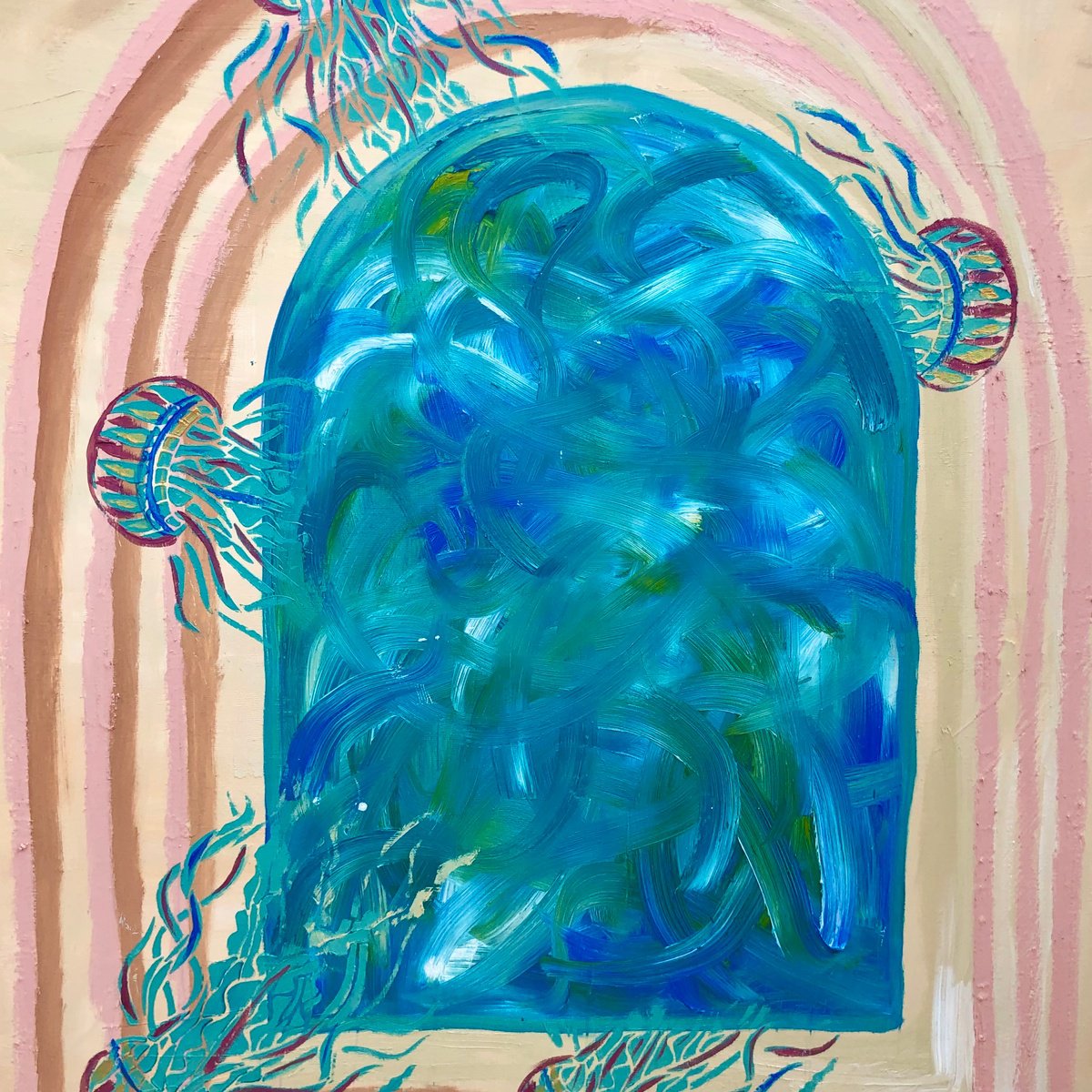 Abstract Sea Portal Meduse by Anji LESOURNE