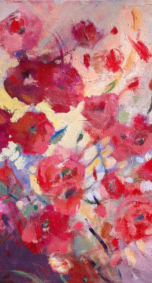 Fall roses. by Kerri McCabe