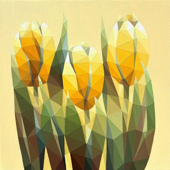 SUNNY YELLOW TULIPS