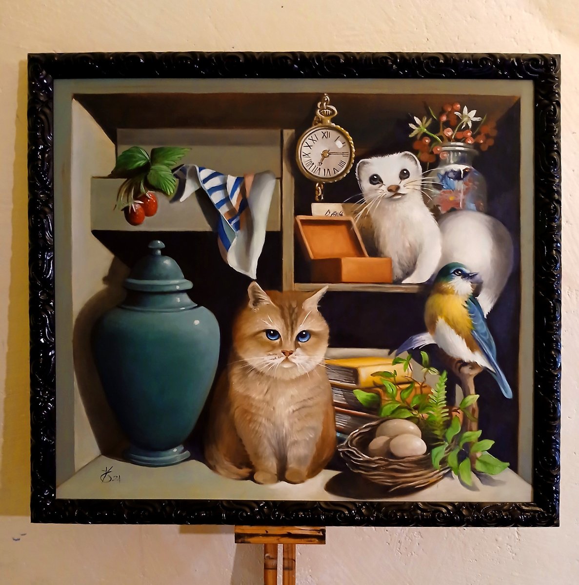 The ginger cat by Valentina Toma