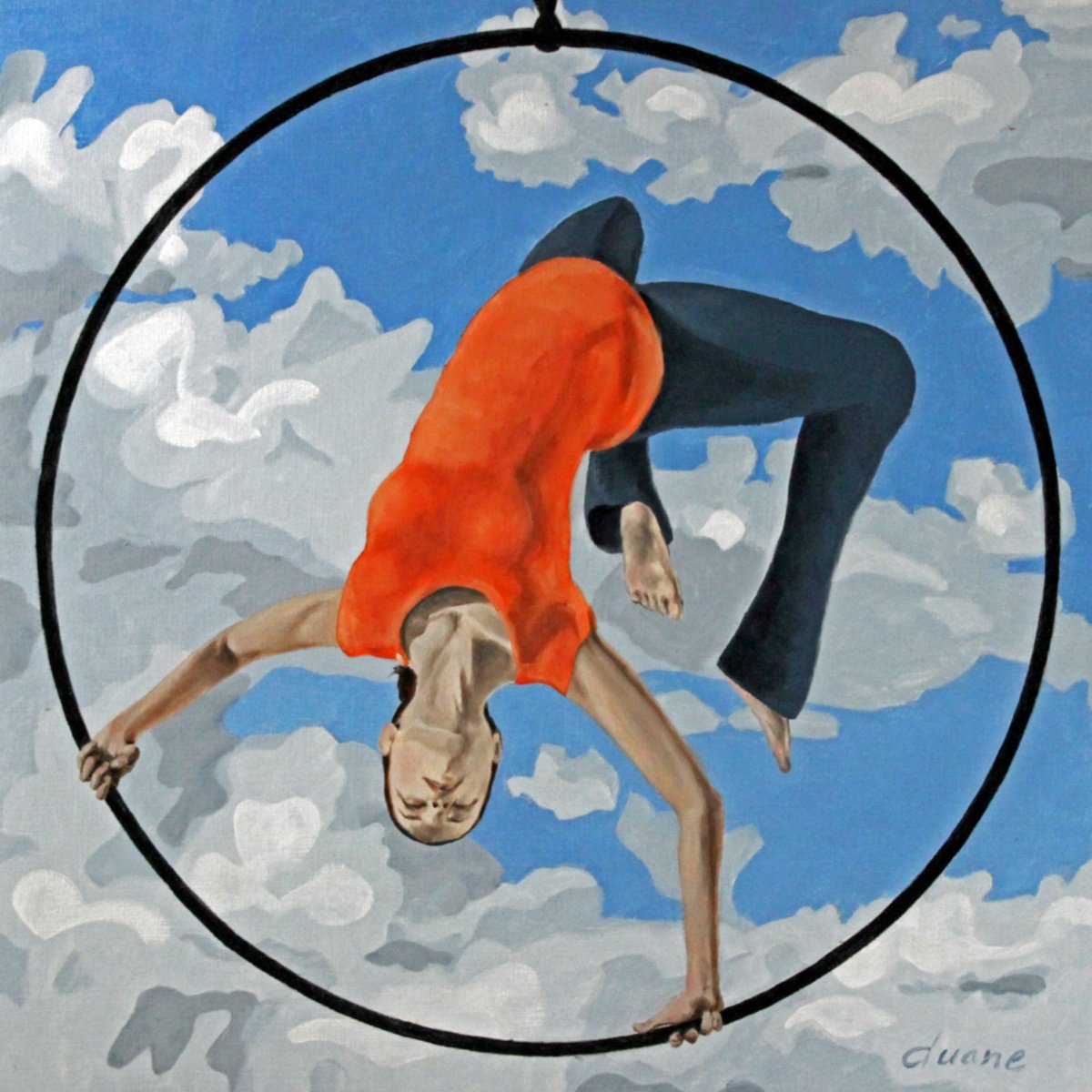 Aerial Hoop by Duane A Brown