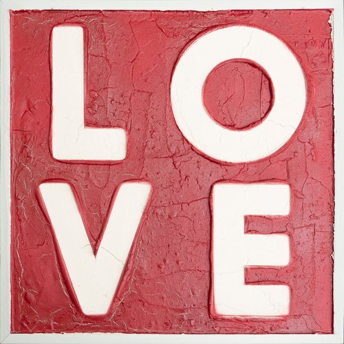 LOVE - Red by Dangerous Minds Artists